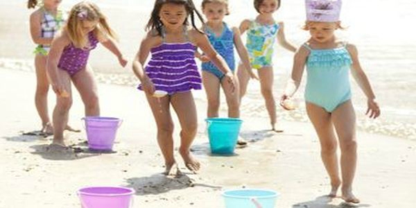 Water Bucket Relay - Beach Games