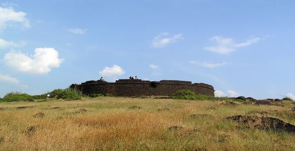 Chapora Fort Anjuna Beach
